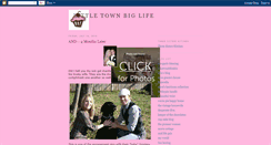 Desktop Screenshot of littletownbiglife.blogspot.com