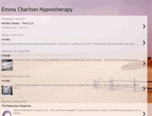 Tablet Screenshot of emmacharltonhypnotherapy.blogspot.com