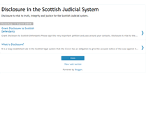 Tablet Screenshot of disclosureinscotland.blogspot.com