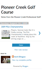 Mobile Screenshot of pioneercreekpro.blogspot.com