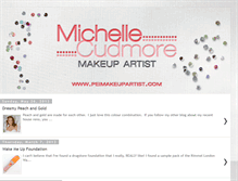 Tablet Screenshot of michellemakeupartist.blogspot.com