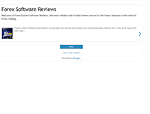 Tablet Screenshot of fx-software-reviews.blogspot.com