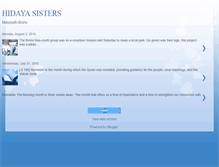 Tablet Screenshot of hidaya-sisters.blogspot.com