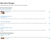 Tablet Screenshot of beeminedesigns.blogspot.com