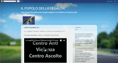 Desktop Screenshot of ilpopolodellalegalita.blogspot.com