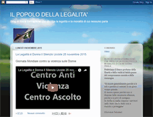 Tablet Screenshot of ilpopolodellalegalita.blogspot.com