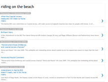 Tablet Screenshot of beachriding.blogspot.com
