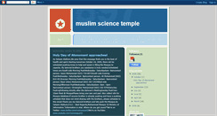 Desktop Screenshot of muslimsciencetemple.blogspot.com