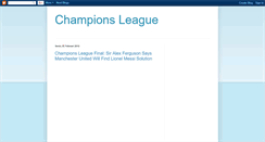 Desktop Screenshot of champions-league-guides.blogspot.com