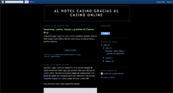 Desktop Screenshot of hotel-casino-online.blogspot.com