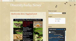 Desktop Screenshot of diversityindianews.blogspot.com
