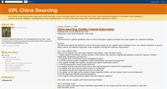 Desktop Screenshot of kplchinasourcing.blogspot.com