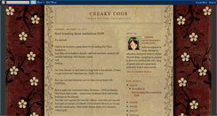 Desktop Screenshot of creakycogs.blogspot.com