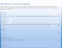 Tablet Screenshot of danbrowntuereselmasgrande.blogspot.com