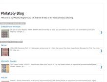 Tablet Screenshot of philately-news.blogspot.com
