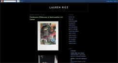 Desktop Screenshot of laurenriceart.blogspot.com