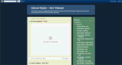 Desktop Screenshot of guncel-klipler.blogspot.com