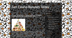 Desktop Screenshot of get-casinobonusestoday.blogspot.com