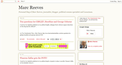 Desktop Screenshot of marcreeves.blogspot.com