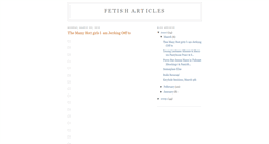 Desktop Screenshot of fetisharticles.blogspot.com