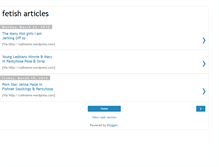 Tablet Screenshot of fetisharticles.blogspot.com