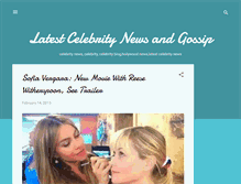 Tablet Screenshot of latestcelebritysnews.blogspot.com