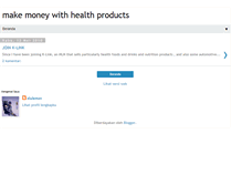 Tablet Screenshot of makemoneywithhealthproducts.blogspot.com