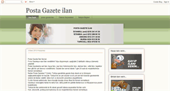 Desktop Screenshot of postagazeteilan.blogspot.com