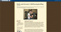 Desktop Screenshot of katieandjeremysafrieurotopiablog.blogspot.com