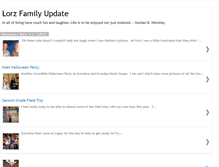 Tablet Screenshot of lorzfamilyblogger.blogspot.com
