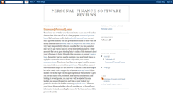 Desktop Screenshot of bestpersonalfinancesoftware.blogspot.com