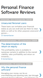 Mobile Screenshot of bestpersonalfinancesoftware.blogspot.com