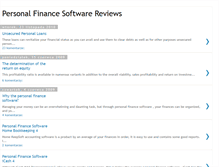 Tablet Screenshot of bestpersonalfinancesoftware.blogspot.com