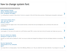 Tablet Screenshot of howtochangesystemfont.blogspot.com
