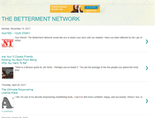 Tablet Screenshot of bettermentnetwork.blogspot.com