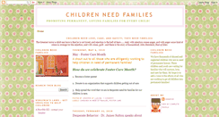 Desktop Screenshot of childrenneedfamilies.blogspot.com