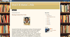 Desktop Screenshot of dontbhatin-nik.blogspot.com