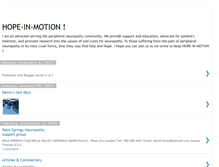 Tablet Screenshot of hope-in-motion.blogspot.com