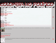 Tablet Screenshot of colombianopolitico.blogspot.com