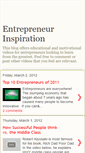 Mobile Screenshot of entrepreneurinspiration.blogspot.com