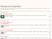 Tablet Screenshot of entrepreneurinspiration.blogspot.com