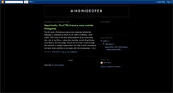 Desktop Screenshot of mindwideopenup.blogspot.com