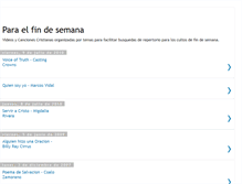 Tablet Screenshot of paraelfindesemana.blogspot.com