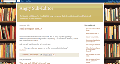 Desktop Screenshot of angrysubeditor.blogspot.com