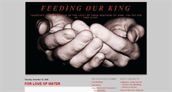 Desktop Screenshot of feedingourking.blogspot.com