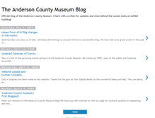 Tablet Screenshot of andersoncountymuseum.blogspot.com