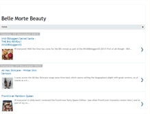 Tablet Screenshot of bellemortebeauty.blogspot.com