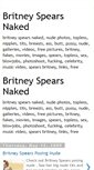 Mobile Screenshot of britneyspearsnaked.blogspot.com