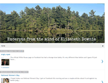 Tablet Screenshot of elizabethdownie.blogspot.com
