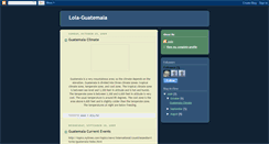 Desktop Screenshot of lola-guatemala.blogspot.com
